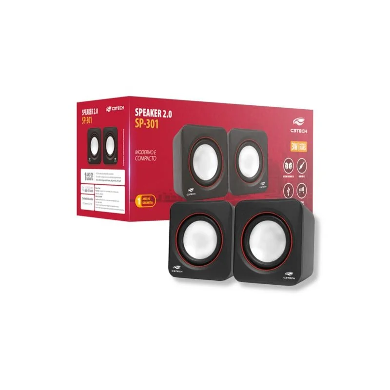 Caixa de Som Portátil Speaker 2.0 SP-301