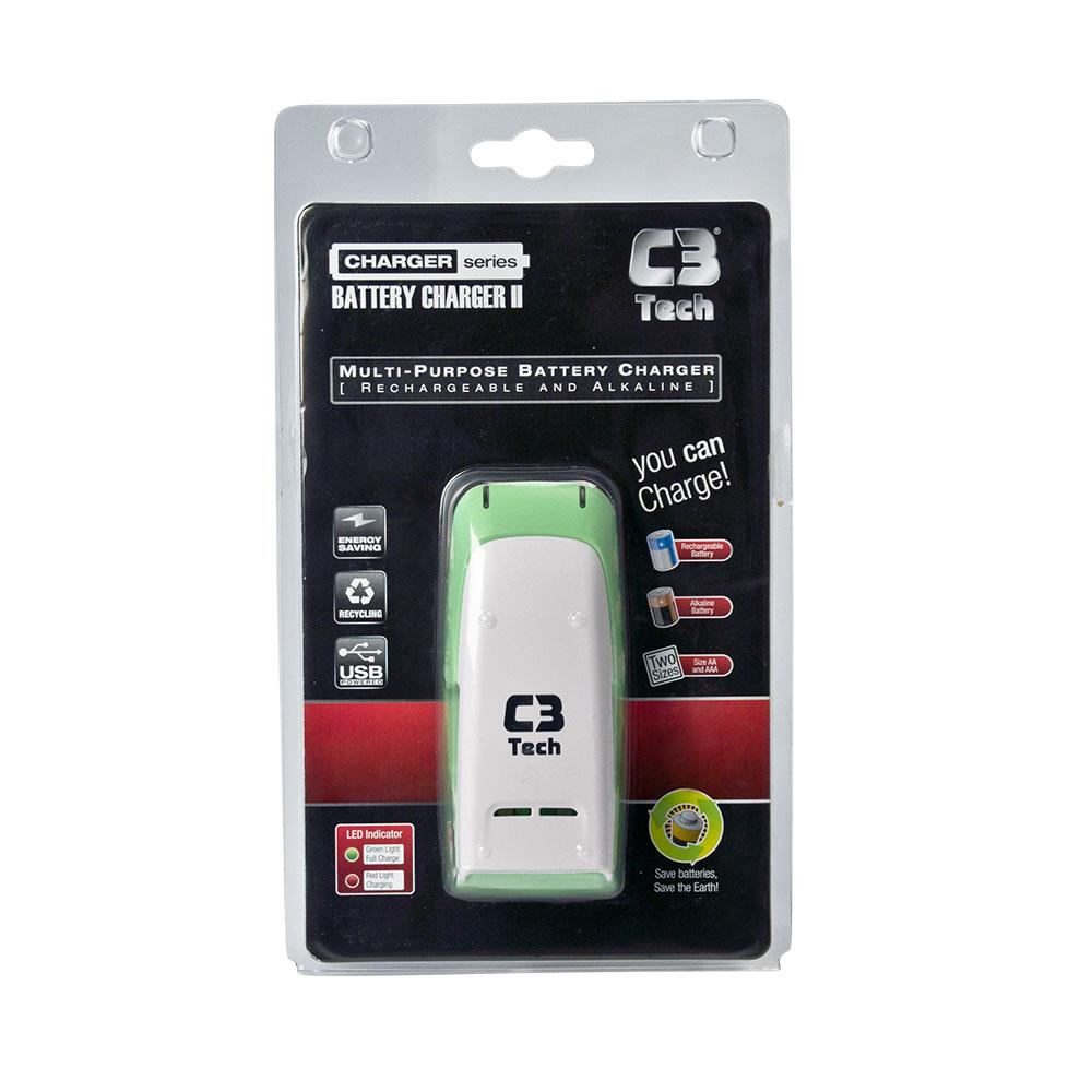 Carregador de Pilhas AA/AAA Baterry Charger II UC-CHG2 C3TECH