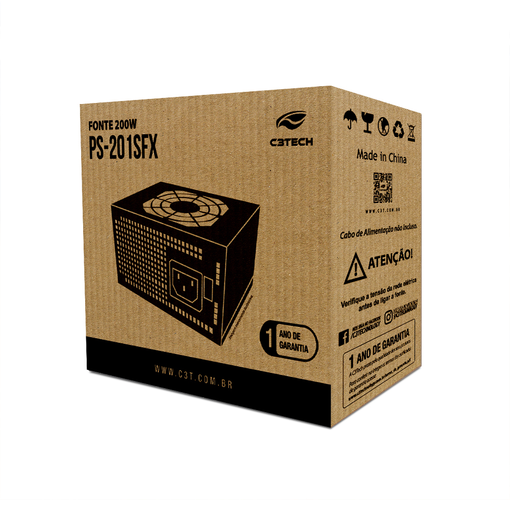 Fonte 200w PS- 200 SFX SSD Golden GM -H21 Golden Memory - Imagem 3