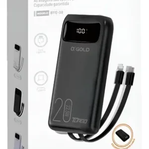 Carregador Portátil a' Gold 22,5W 20000 mAh